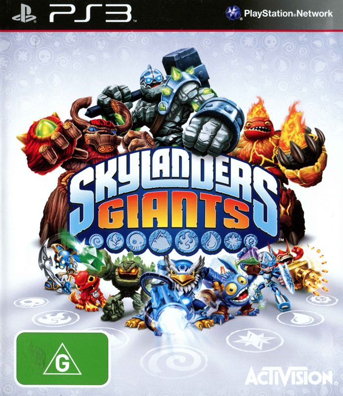 Skylanders Giants (game only) box art for Playstation 3
